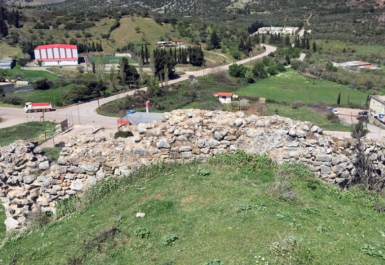 Castle of Vourlia Antikyra, Greece